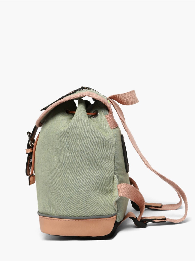 Sac À Dos 1 Compartiment Cameleon Vert tilleul - Kiabi