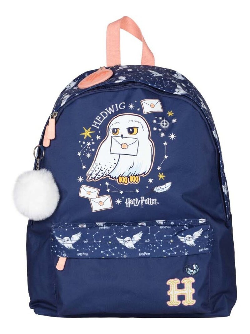 Sac à dos 1 compartiment fille HARRY POTTER Hedwig Bleu gris - Kiabi