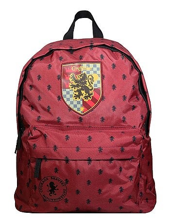 Sac à dos 1 compartiment Harry Potter Gryffondor Rouge Bagtrotter