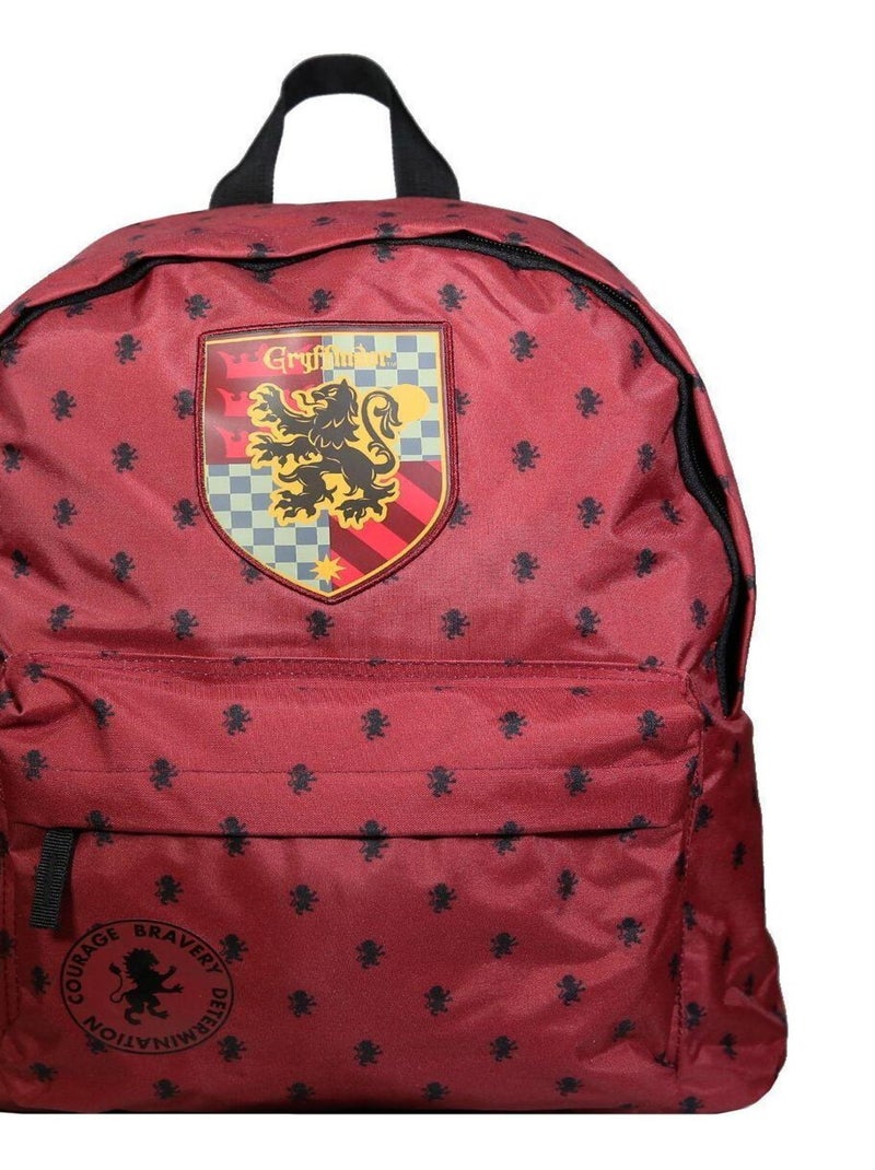 Sac à dos 1 compartiment Harry Potter Gryffondor Rouge Bagtrotter Rouge - Kiabi