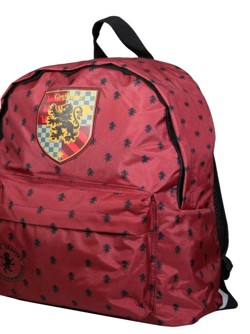 Sac à dos 1 compartiment Harry Potter Gryffondor Rouge Bagtrotter Rouge - Kiabi