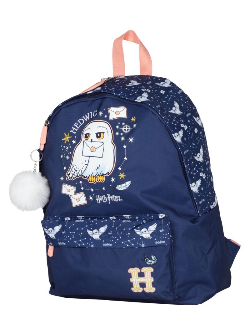 Sac à dos 1 compartiment HARRY POTTER HEDWIG Bleu gris - Kiabi