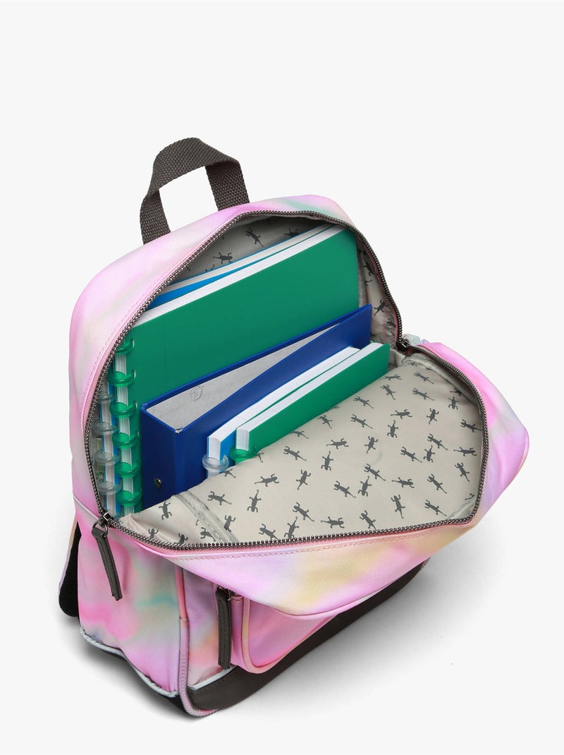 Sac À Dos 1 Compartiment Vintage Fantasy Cameleon Rose pâle - Kiabi