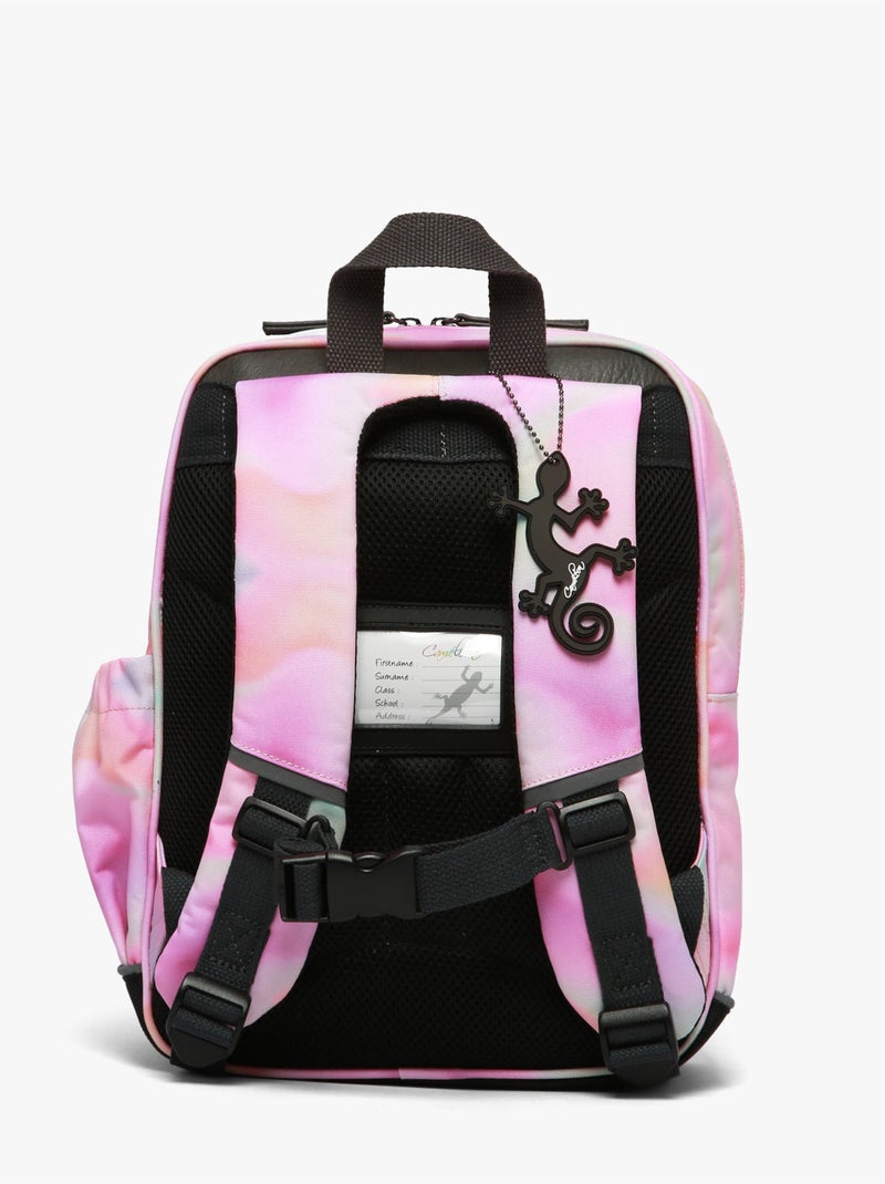 Sac À Dos 1 Compartiment Vintage Fantasy Cameleon Rose pâle - Kiabi