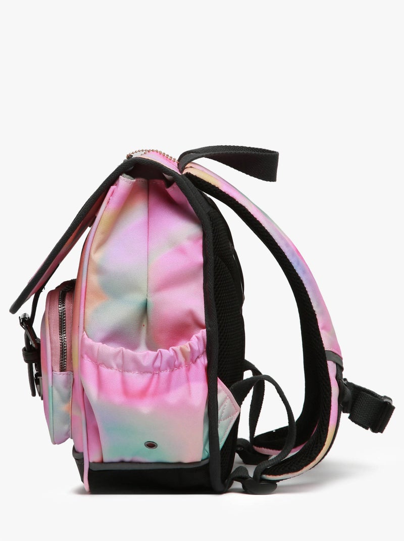 Sac À Dos 1 Compartiment Vintage Fantasy Cameleon Rose pâle - Kiabi