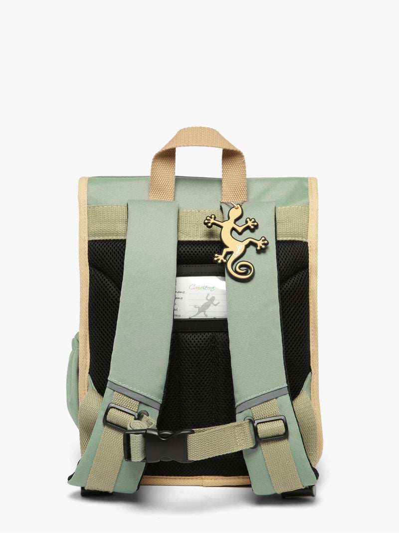 Sac À Dos 1 Compartiment Vintage Fantasy Cameleon Vert pistache - Kiabi