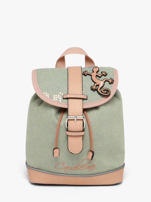 Sac À Dos 1 Compartiment Vintage Fantasy Cameleon - Kiabi Sac À Dos 1 Compartiment Vintage Fantasy Cameleon - Kiabi