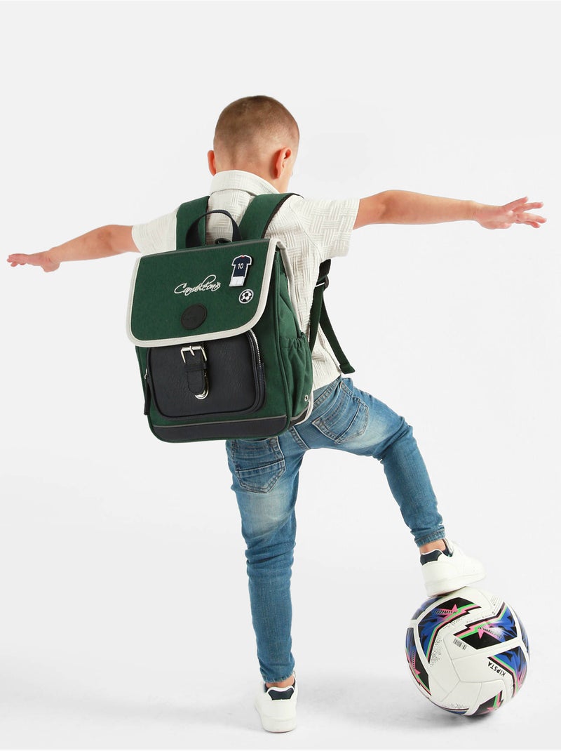 Sac À Dos 1 Compartiment Vintage Urban Cameleon Vert bouteille - Kiabi