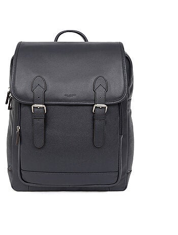 Sac à dos 13" & a4 cuir confort hexagona