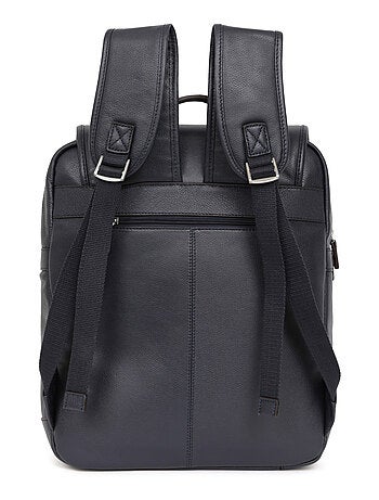 Sac à dos 13" & a4 cuir confort hexagona