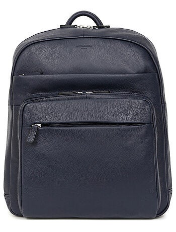Sac à dos 13" & a4 cuir confort hexagona