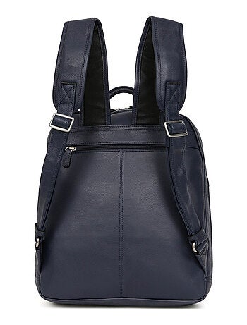 Sac à dos 13" & a4 cuir confort hexagona