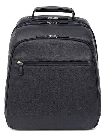 Sac à dos 13" & a4 cuir confort hexagona