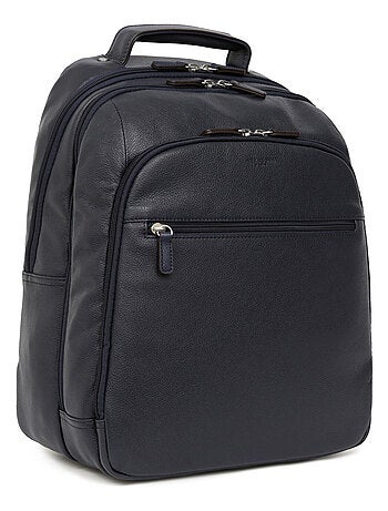 Sac à dos 13" & a4 cuir confort hexagona