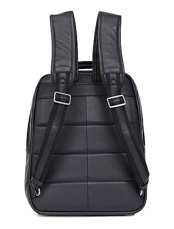 Sac à dos 13" & a4 cuir confort hexagona