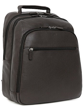 Sac à dos 13" & a4 cuir confort hexagona