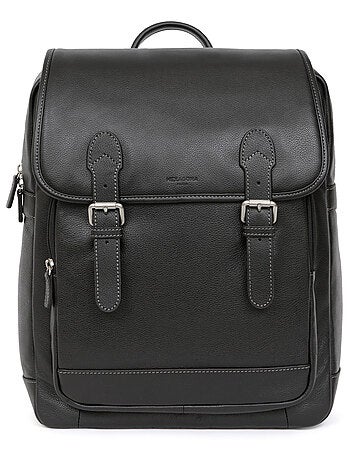 Sac à dos 13" & a4 cuir confort hexagona