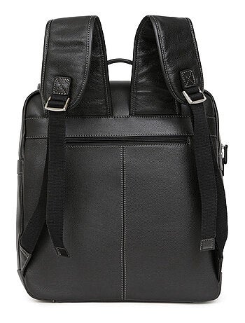 Sac à dos 13" & a4 cuir confort hexagona