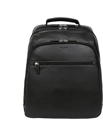 Sac à dos 13" & a4 cuir confort hexagona