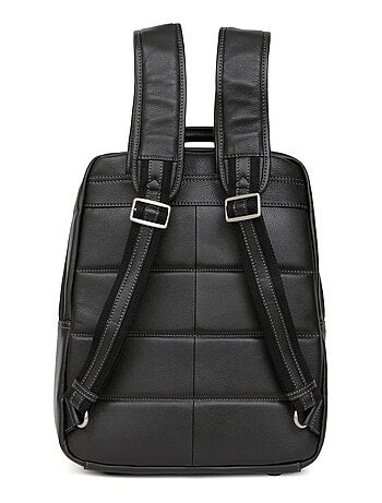Sac à dos 13" & a4 cuir confort hexagona