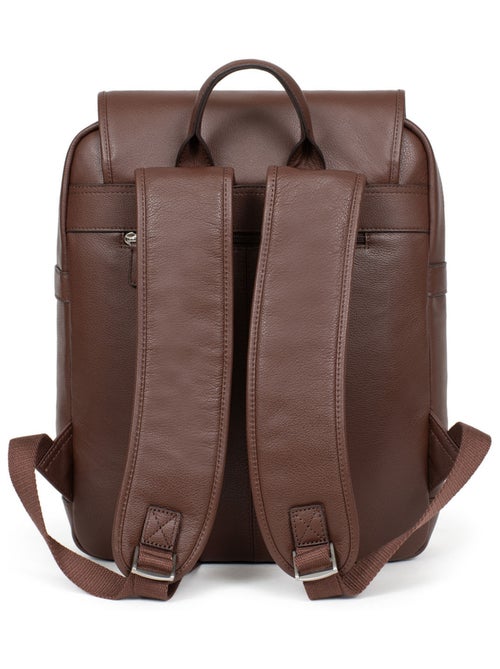 Sac à dos  13" & A4  Cuir CONFORT - Kiabi