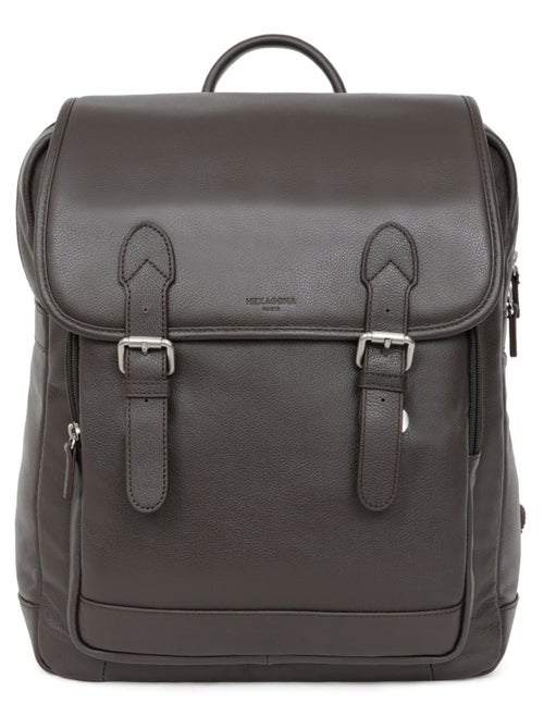 Sac à dos  13" & A4  Cuir CONFORT - Kiabi