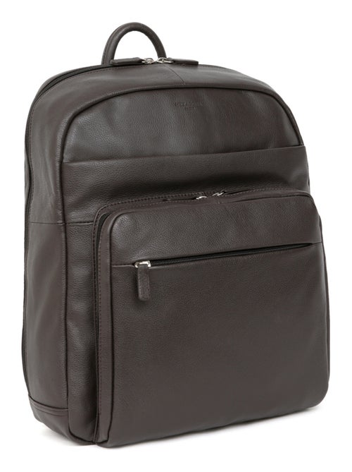 Sac à dos  13" & A4  Cuir CONFORT - Kiabi