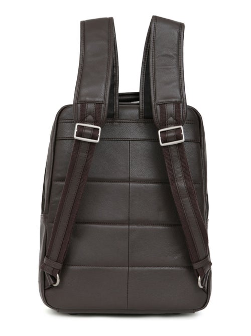 Sac à dos  13" & A4  Cuir CONFORT - Kiabi