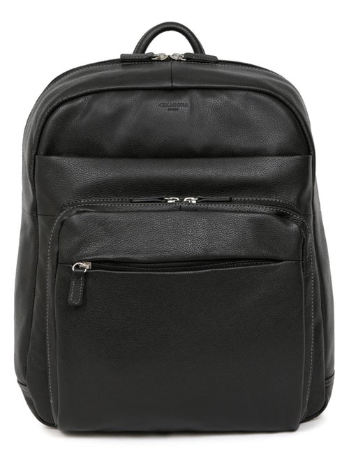 Sac à dos  13" & A4  Cuir CONFORT - Kiabi