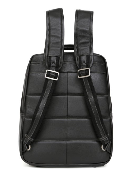 Sac à dos  13" & A4  Cuir CONFORT - Kiabi