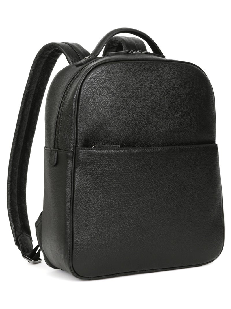 Sac à dos  13" & a4  cuir encore hexagona Noir - Kiabi