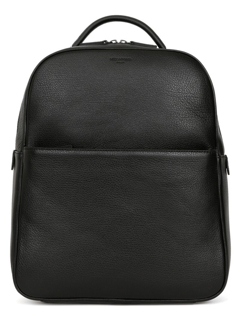 Sac à dos  13" & A4  Cuir ENCORE Noir - Kiabi