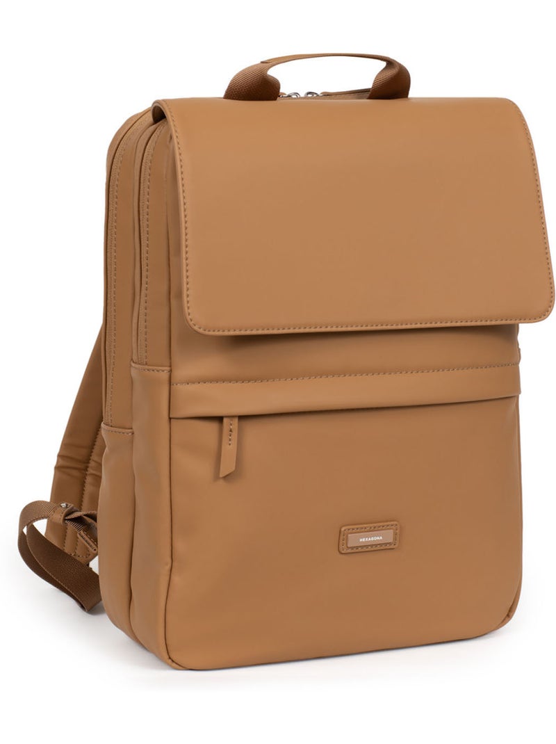Sac à dos  13 & A4 NAMI Marron clair - Kiabi
