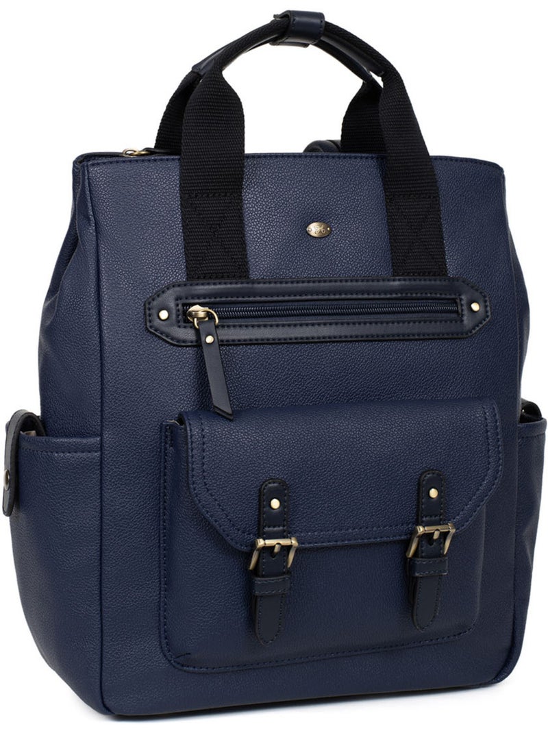 Sac à dos  13" & A4 RONDA Bleu marine - Kiabi