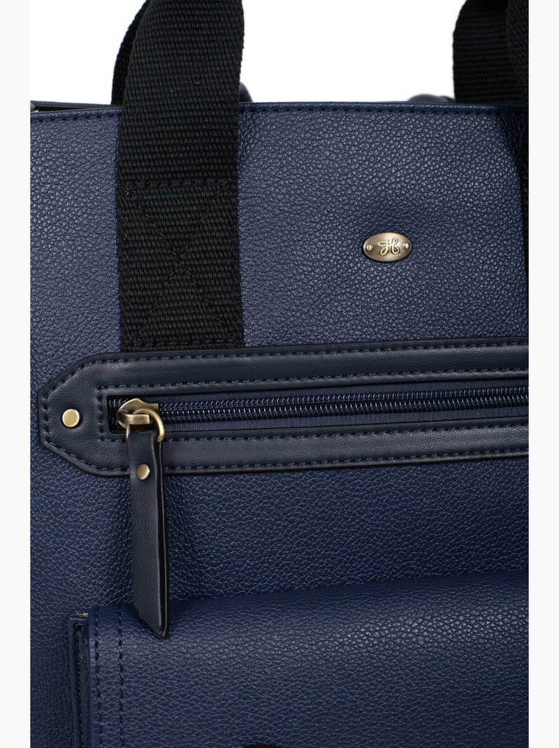 Sac à dos  13" & A4 RONDA Bleu marine - Kiabi