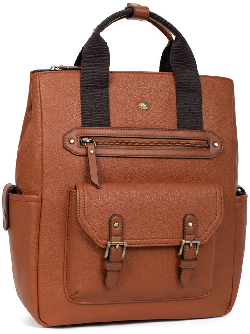 Sac à dos  13" & A4 RONDA Cognac - Kiabi