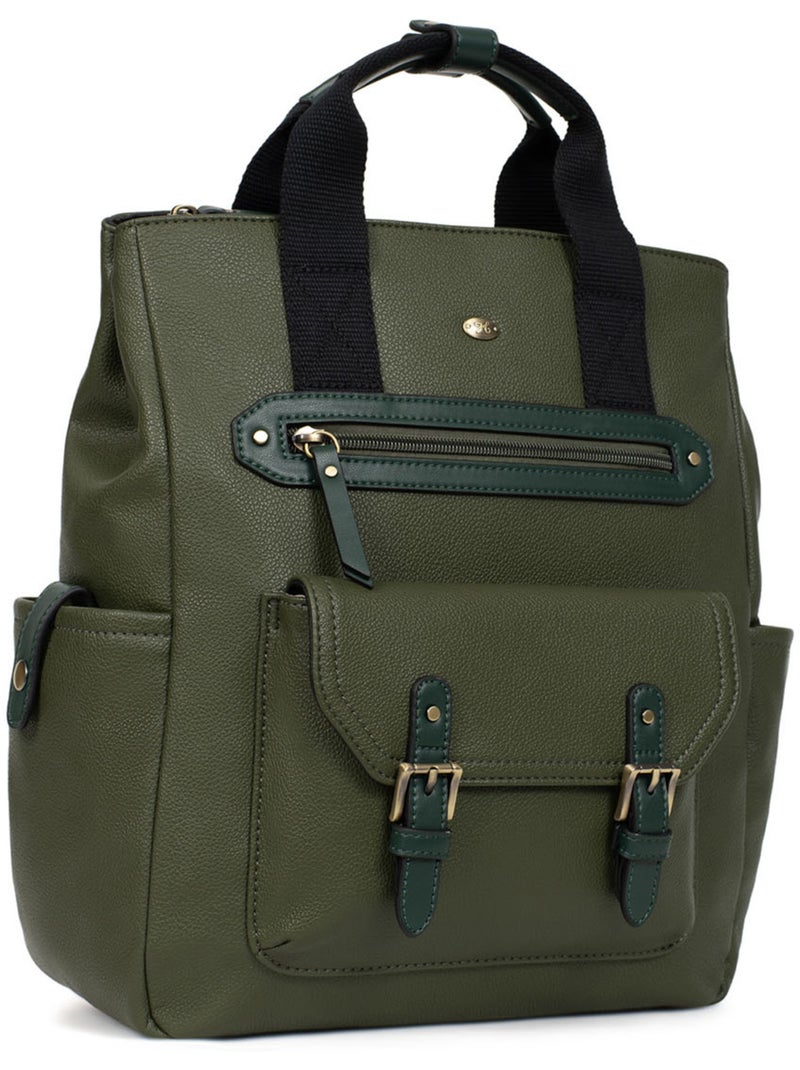 Sac à dos  13" & A4 RONDA Kaki - Kiabi
