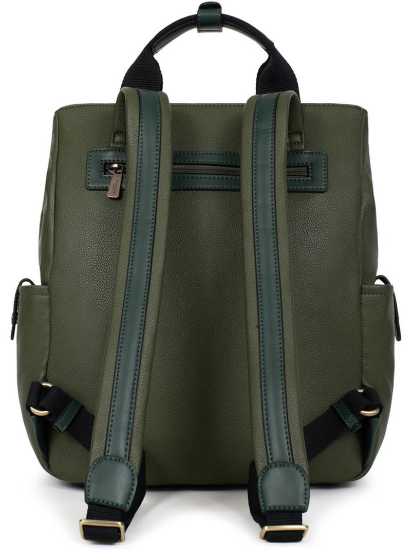Sac à dos  13" & A4 RONDA Kaki - Kiabi