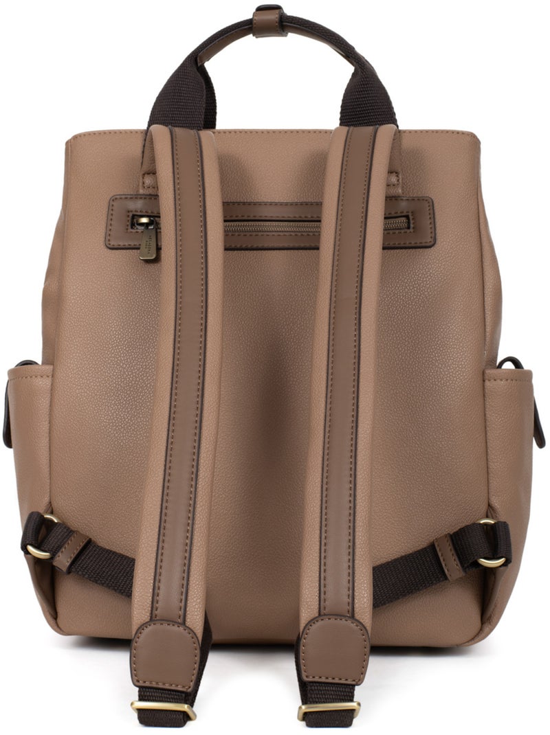 Sac à dos  13" & A4 RONDA Taupe - Kiabi