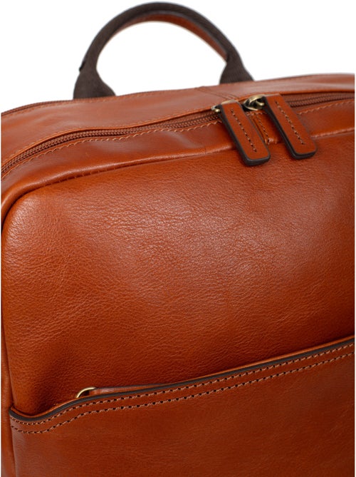 Sac à dos 15" & a4 cuir stuart - Kiabi Sac à dos 15" & a4 cuir stuart - Kiabi