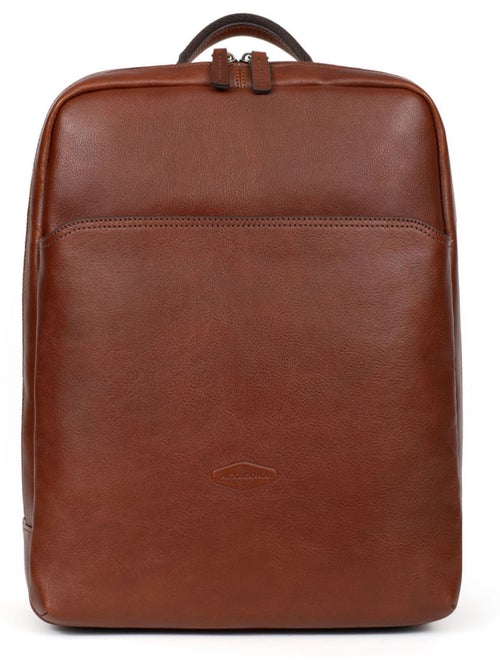 Sac à dos 15" & a4 cuir stuart - Kiabi Sac à dos 15" & a4 cuir stuart - Kiabi