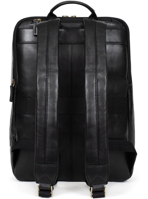 Sac à dos 15" & a4 cuir stuart - Kiabi Sac à dos 15" & a4 cuir stuart - Kiabi