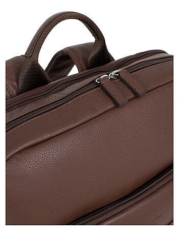 Sac à dos 15" & tablette & a4 cuir confort hexagona