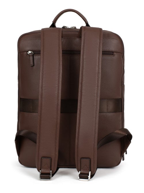 Sac à dos  15" & Tablette & A4  Cuir CONFORT - Kiabi