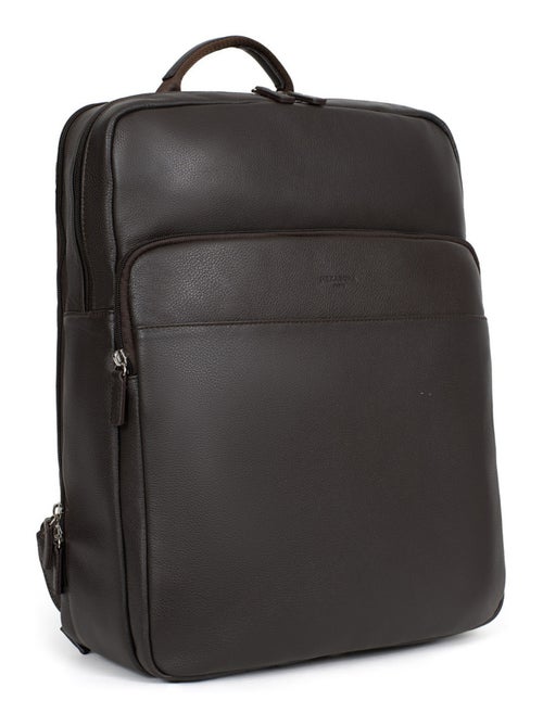 Sac à dos  15" & Tablette & A4  Cuir CONFORT - Kiabi