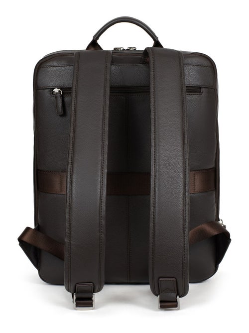 Sac à dos  15" & Tablette & A4  Cuir CONFORT - Kiabi