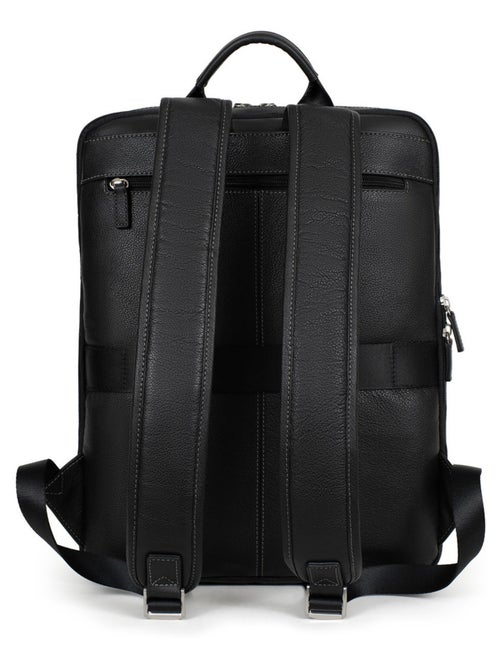 Sac à dos  15" & Tablette & A4  Cuir CONFORT - Kiabi