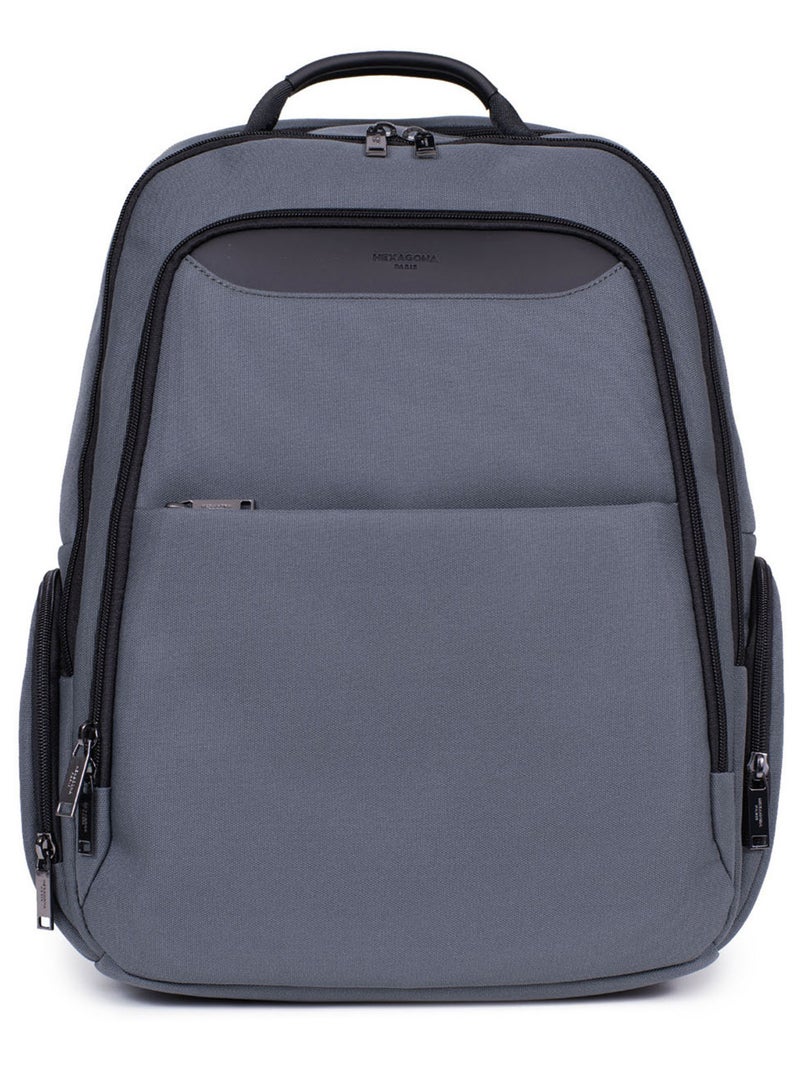 Sac à dos  17"& A4 PARTNER Gris - Kiabi