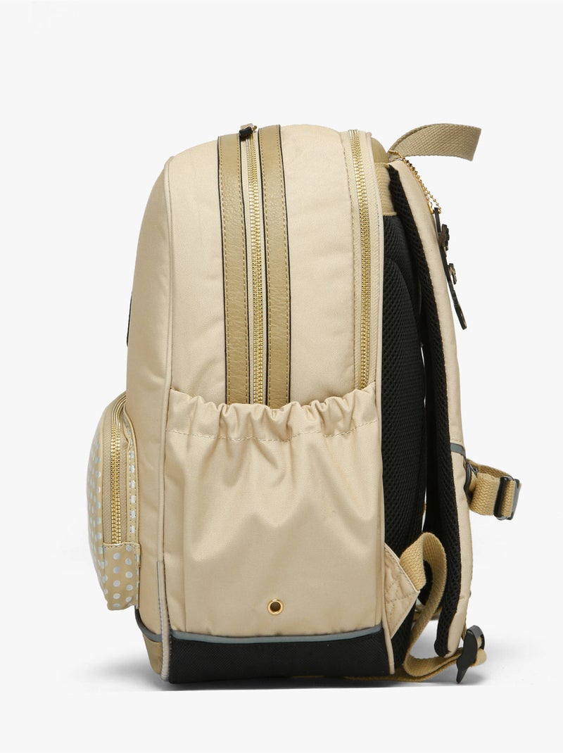 Sac à dos 2 compartiments cameleon Beige argile - Kiabi