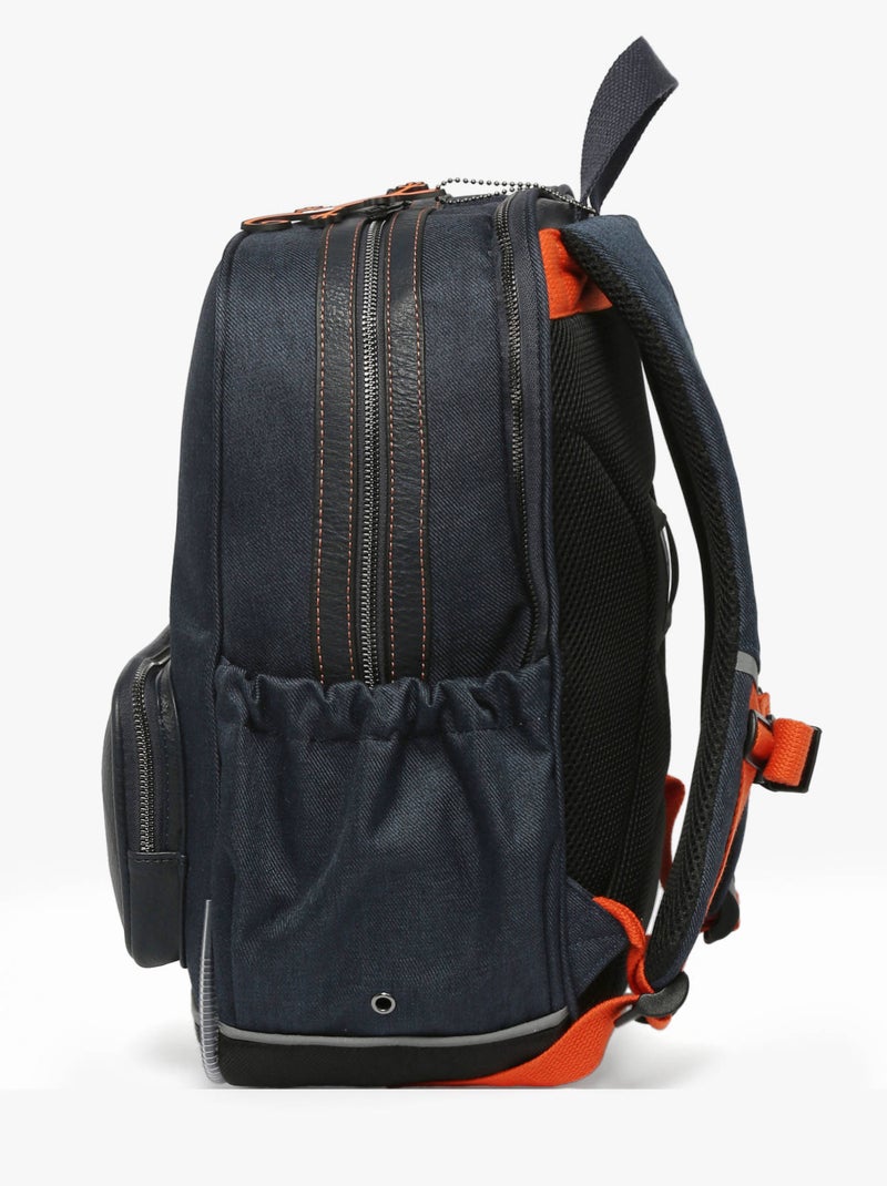 Sac À Dos 2 Compartiments Cameleon Blanc Orange clair - Kiabi